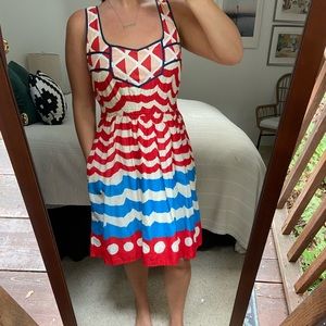 Anthropologie We Heart Vera nautical dress